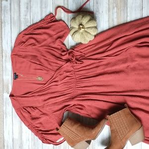 Torrid dress swiss dot tie wrap plus size 0x